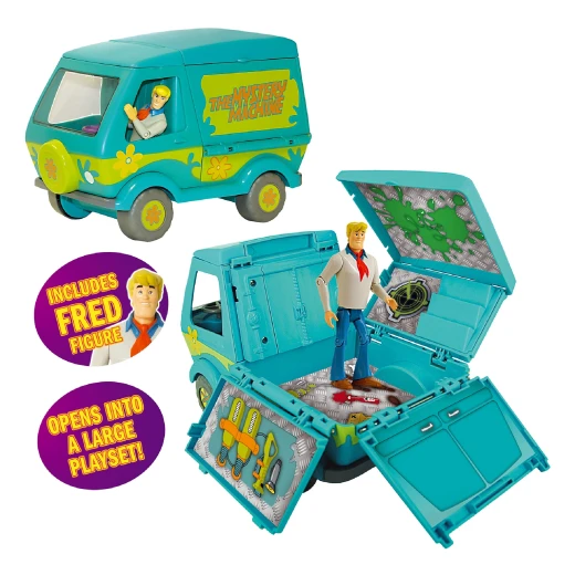 SCOOBY DOO MYSTERY MACHINE WITH FRED FIGURE - نيو بوي - Image 3