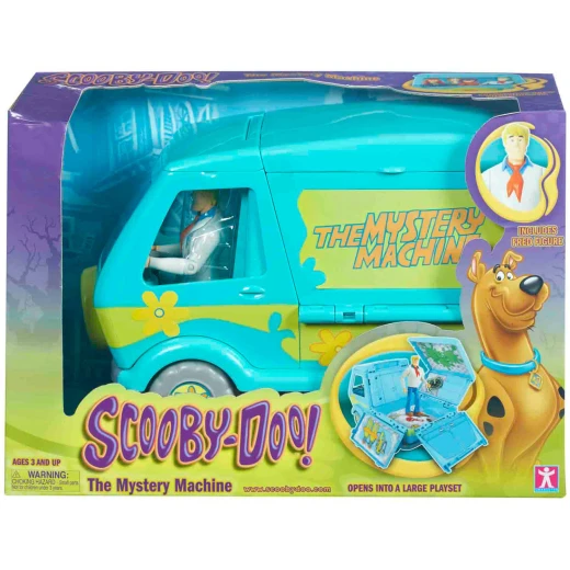SCOOBY DOO MYSTERY MACHINE WITH FRED FIGURE SCOOBY DOO MYSTERY MACHINE WITH FRED FIGURE