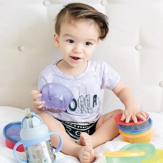Nuby Snack Bowl Set - 300 ml - نوبي - Image 5