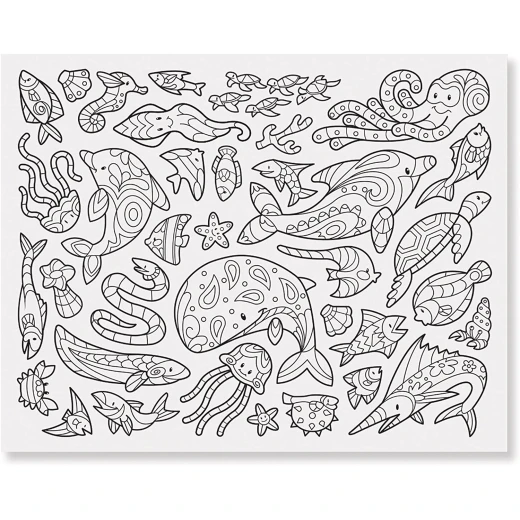 Melissa & Doug Color-Your-Own Sticker Pad - Animals - ميليسا اند دوج - Image 2