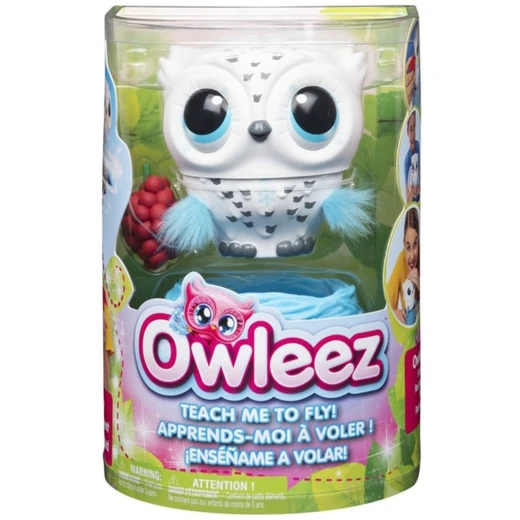 Owleez Interactive Toy - White - Image 3