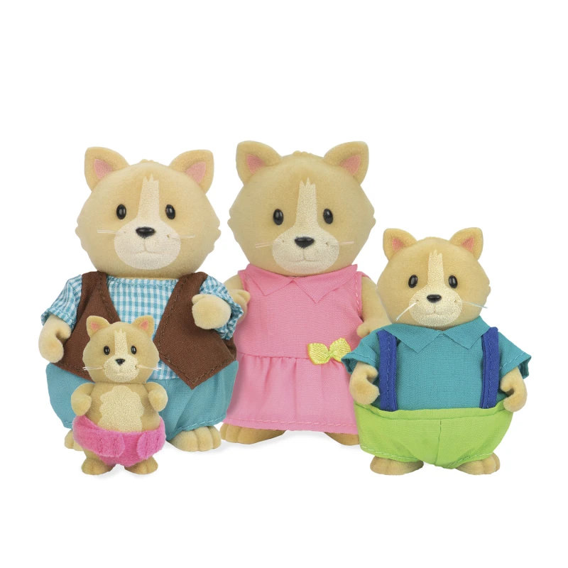 Li'l Woodzeez Cat Family - ليل ودزيز