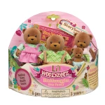 Li'l Woodzeez The Healthnuggle Bear Family with storybook - ليل ودزيز