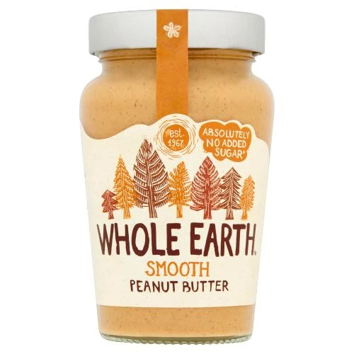 Whole Earth Smooth Peanut Butter 340g