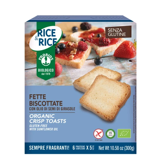 Organic Gluten Free Crisp Toast 300g Organic Gluten Free Crisp Toast 300g