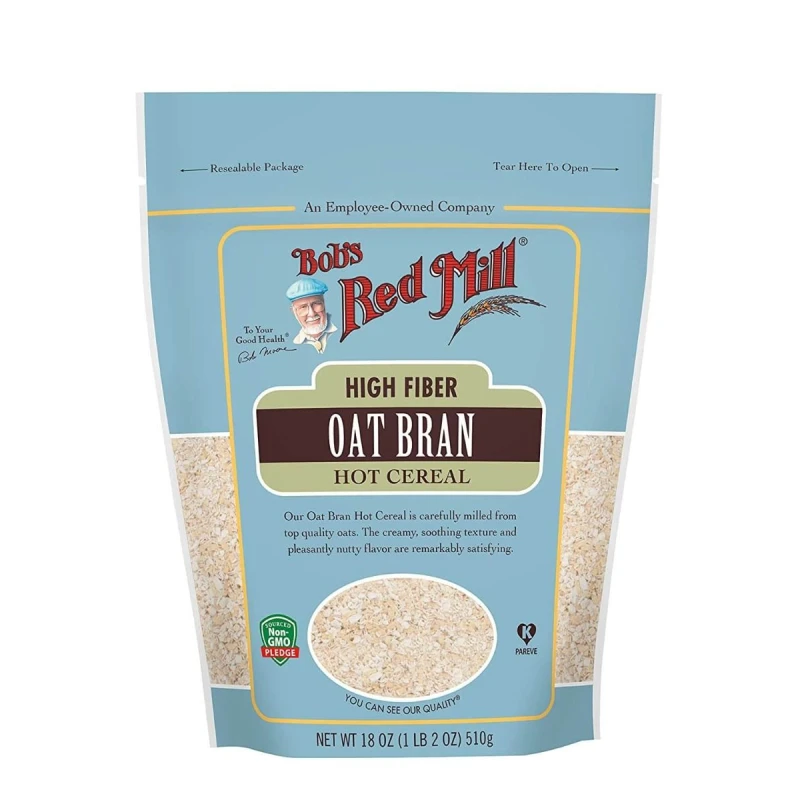 Bob's Red Mill High Fiber Oat Bran Hot Cereal 510g - Bob's Red Mill