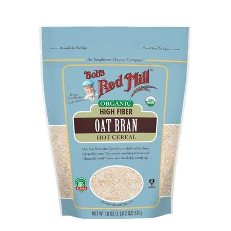 Bob's Red Mill Organic  Oat Bran 510g - بوبز ريد ميل