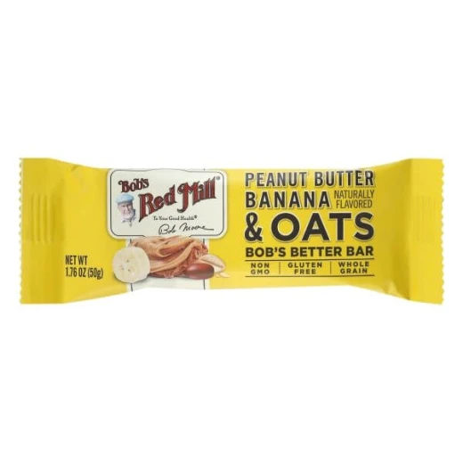 Bobs Red Mill Peanut Butter Banana & Oat Bar 50g Bobs Red Mill Peanut Butter Banana & Oat Bar 50g