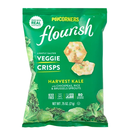 POPCORNERS Flourish Veggie Crisps Harvest Kale 21g