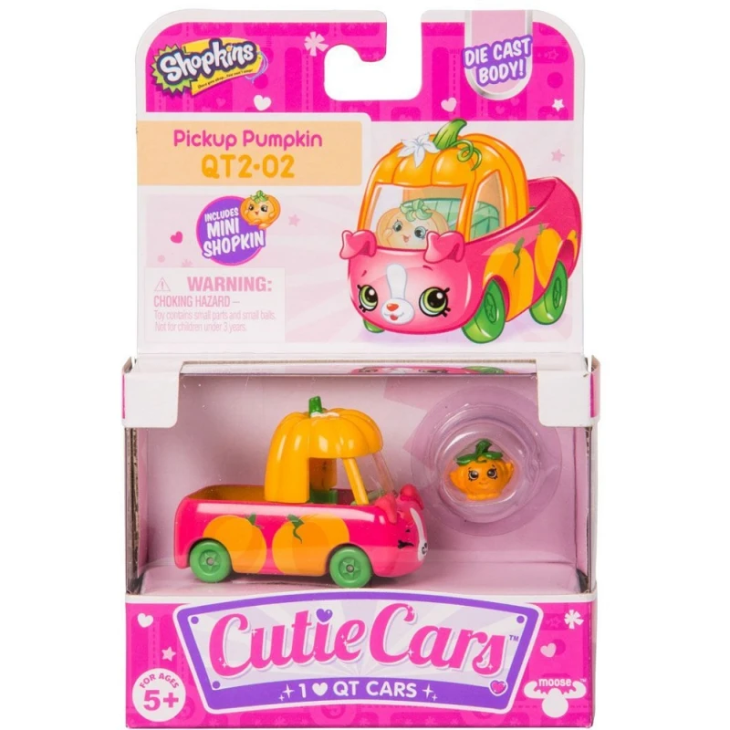 Shopkins Cutie Pickup Pumpkin Car Figure Pack - شوبكينز
