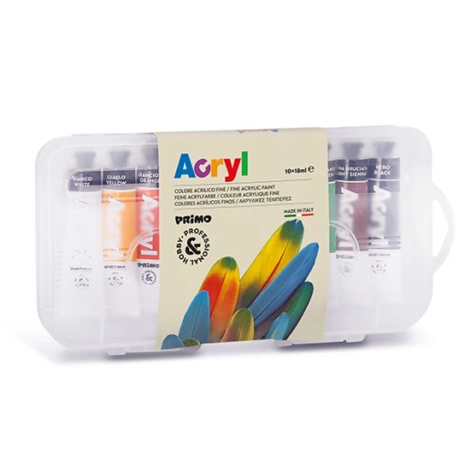 Primo Fine Acrylic Paint 10 colors Primo Fine Acrylic Paint 10 colors