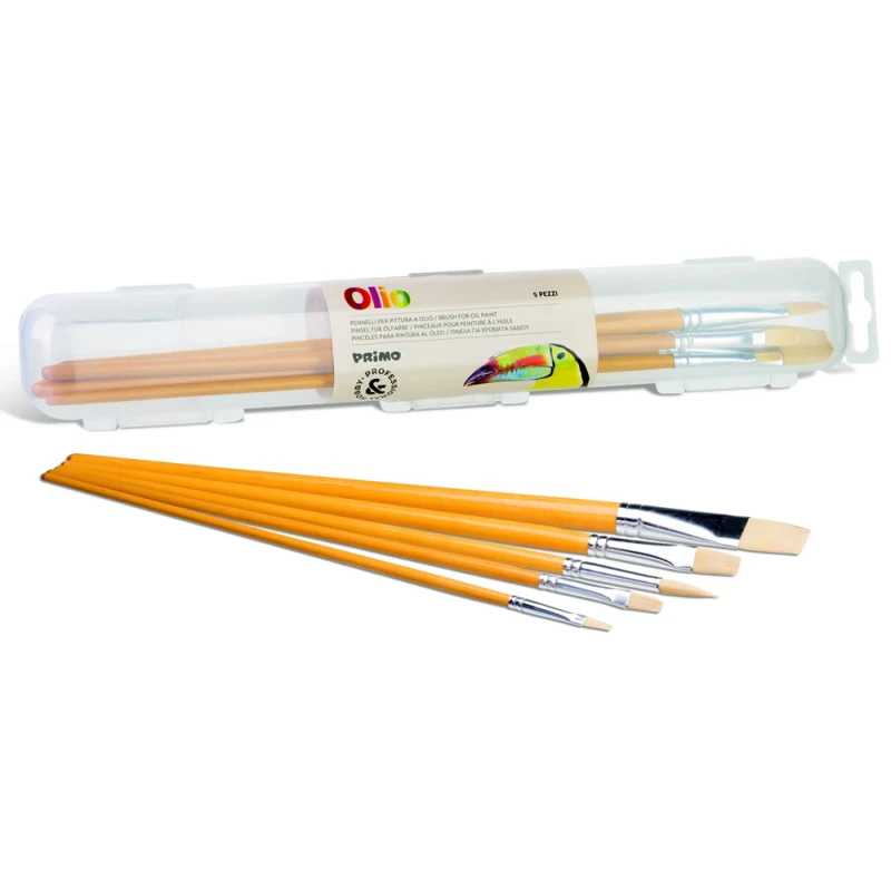 Primo Brushes For Painting -5 brushes - Primo