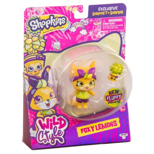 Shopkins Wild Style Shoppet - Foxy Lemons Shopkins Wild Style Shoppet - Foxy Lemons