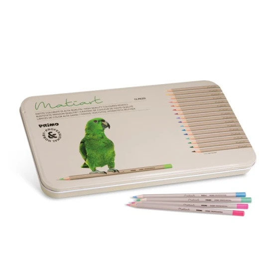 Primo Drawing Colored Pencils,, Art, Wooden Box, 72 Count - Primo - Image 2