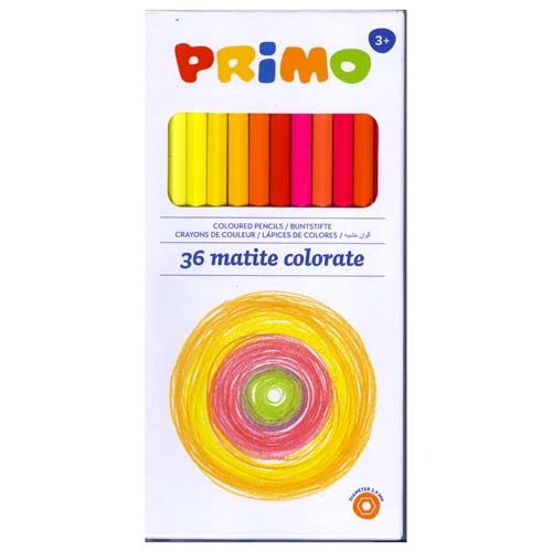 Primo 36 Colors Art Painting Drawing Assorted Wooden Color Pencils - Primo