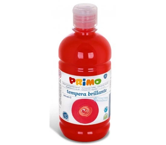 Primo Ready Mix Poster Paint 500ml - Vermillion - Primo