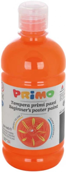 Primo Ready Mix Poster Paint 500ml -  Orange - Primo