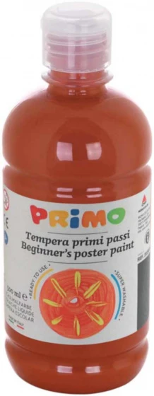Primo Ready Mix Poster Paint 500ml -  Burnt Sienna - Primo