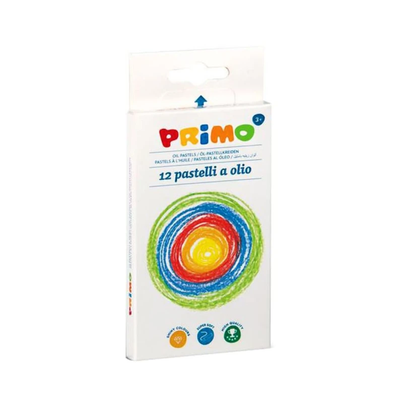 Primo 12-Colour Oil Pastel Multicolour - Primo
