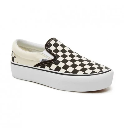 Vans Ua Classic Slip-on Platform (black and white checkerboard), US 6 Vans Ua Classic Slip-on Platform (black and white checkerboard), US 6