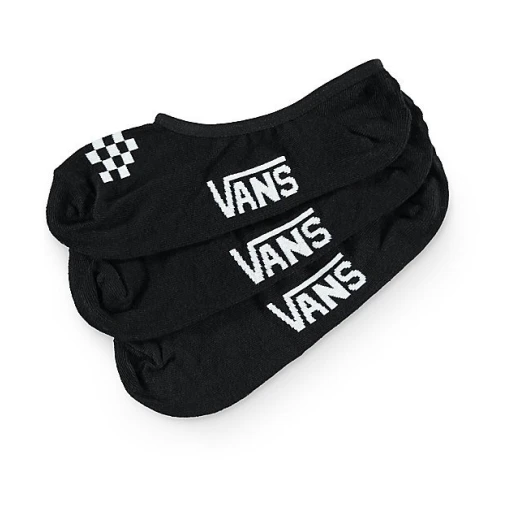Vans Classic Canoodle 3 Pack Black Women's No Show Socks Shoes, US 7-10 Vans Classic Canoodle 3 Pack Black Women's No Show Socks Shoes, US 7-10