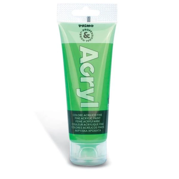 Primo Acrylic Color Tube, Green Color, 75ml - Primo