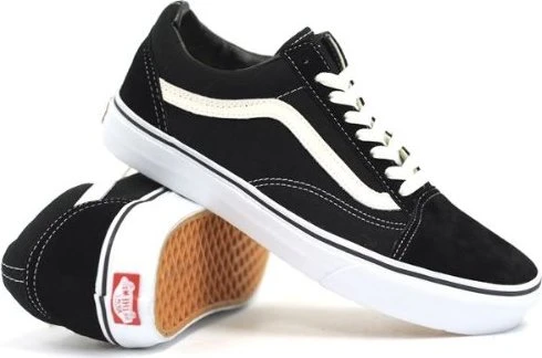 Vans UY Old Skool V Black/True White Suede Child , US 10.5 - فانز - Image 2