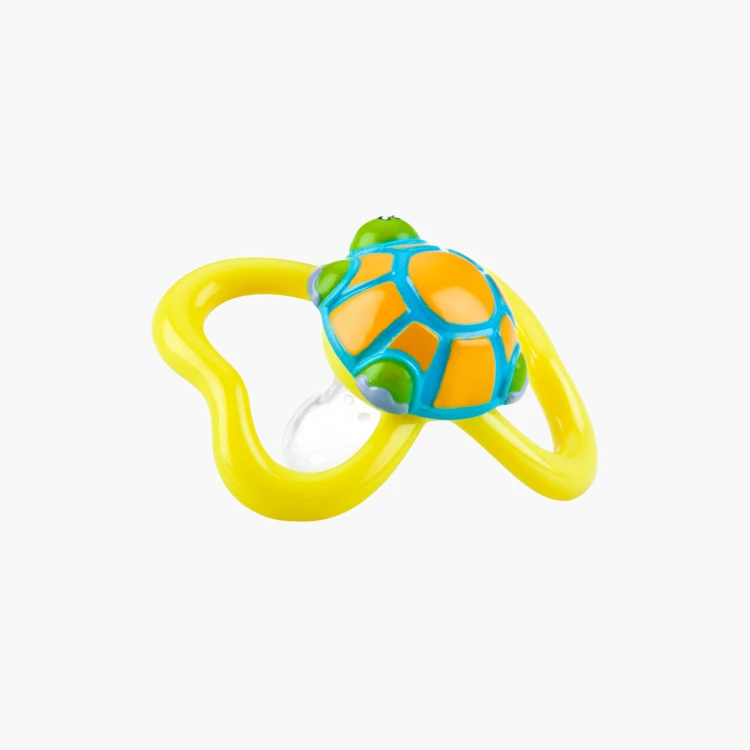 Nuby Pacifiers 3D Bug 6-18m, Yellow - نوبي