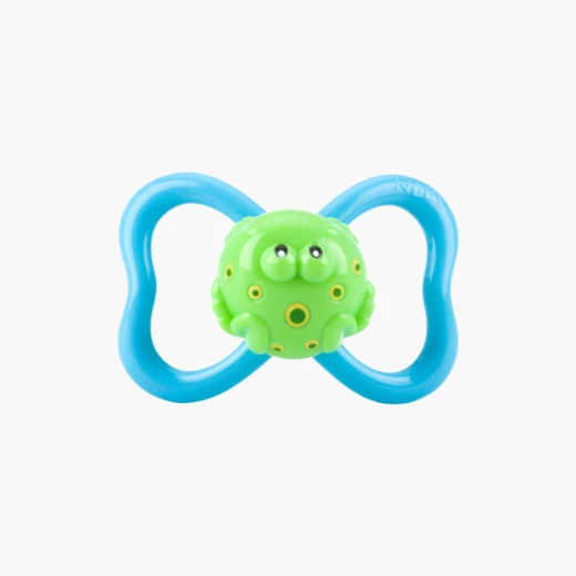 Nuby Pacifiers 3D Bug 6-18m, Green