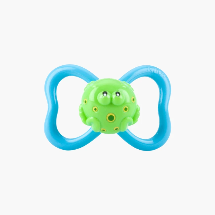 Nuby Pacifiers 3D Bug 6-18m, Green - نوبي