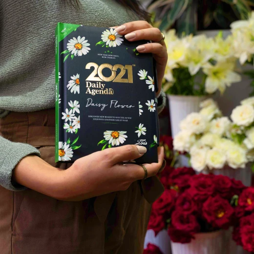 أجندة زهرة الأقحوان من مفكرة ل 2021 أجندة زهرة الأقحوان من مفكرة ل 2021