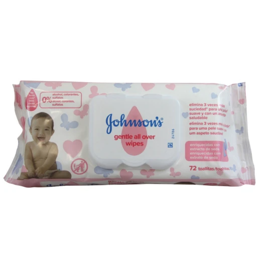 Johnson's Baby, Wipes, Gentle All Over, Pack of 72 wipes Johnson's Baby, Wipes, Gentle All Over, Pack of 72 wipes