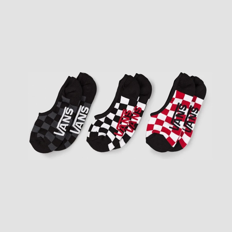 Vans Girly No Show 3-Pack Women's No Show Socks Shoes US 9.5-13 - فانز