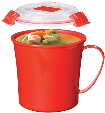 Sistema To Go Microwave Soup Mug - 656 ml, Orange - سيستما - Image 3
