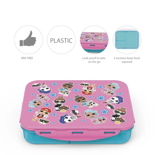 Zak! Designs Surprise 3-section Reusable Bento Box - زاك ديزاينز - Image 5
