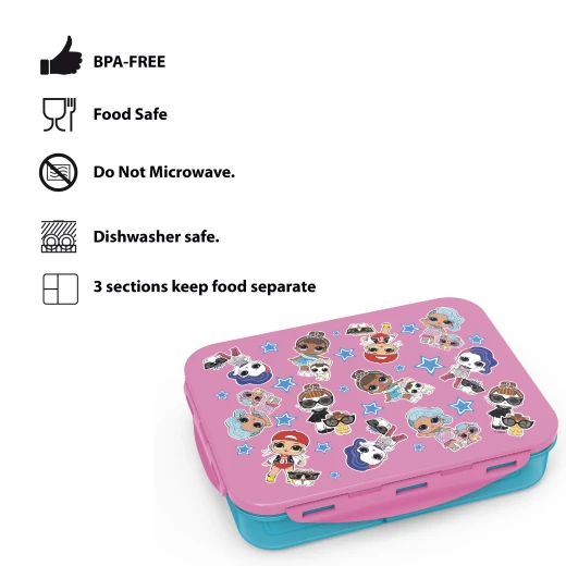 Zak! Designs Surprise 3-section Reusable Bento Box - زاك ديزاينز - Image 2