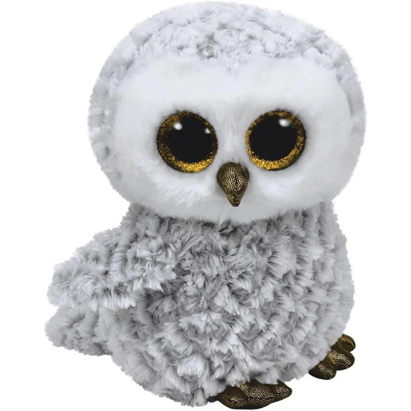Ty Beanie Boos Owl Owlette White Medium - Ty