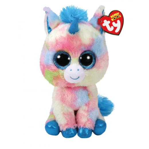 Ty Beanie Boos Unicorn Blitz Blue Medium