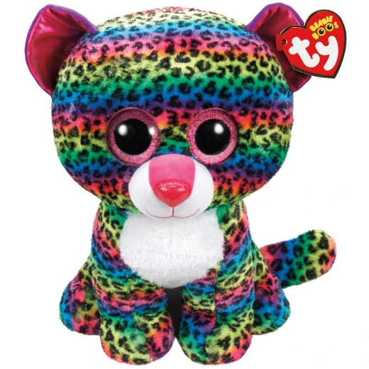 Ty Beanie Boos Leopard Dotty Multi Large Ty Beanie Boos Leopard Dotty Multi Large