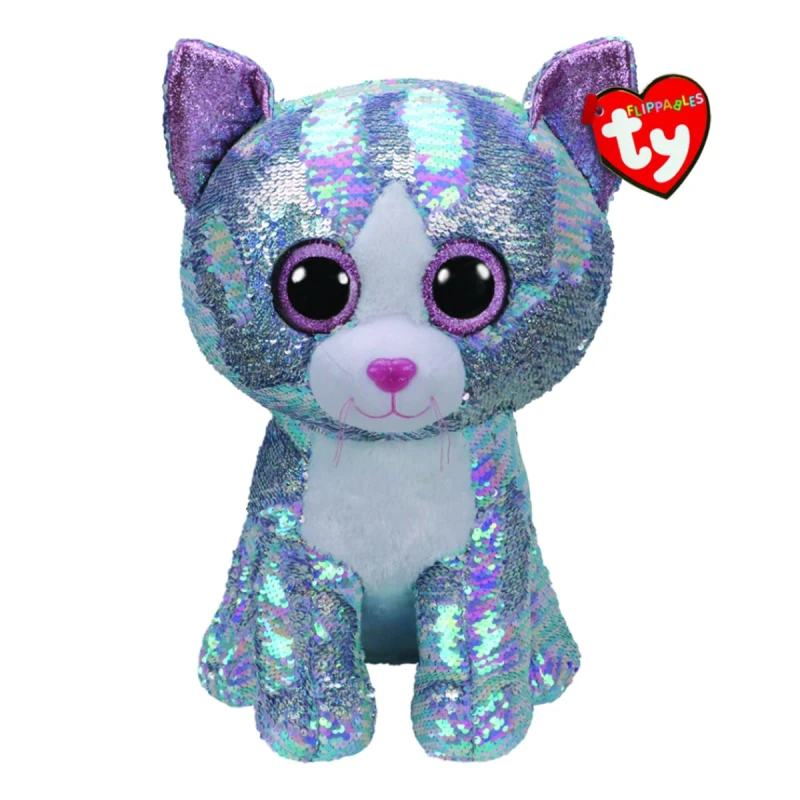 Ty Beanie Boos Flippable - Whimsy the Cat (Large) - Ty