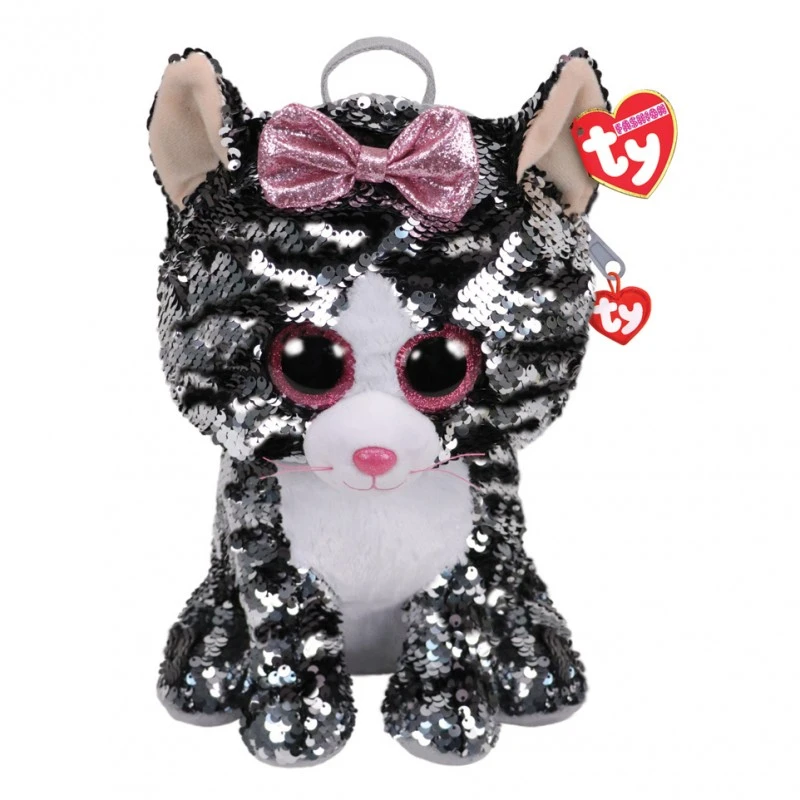 Ty Flippable Sequins Kiki Cat Backpack - Ty