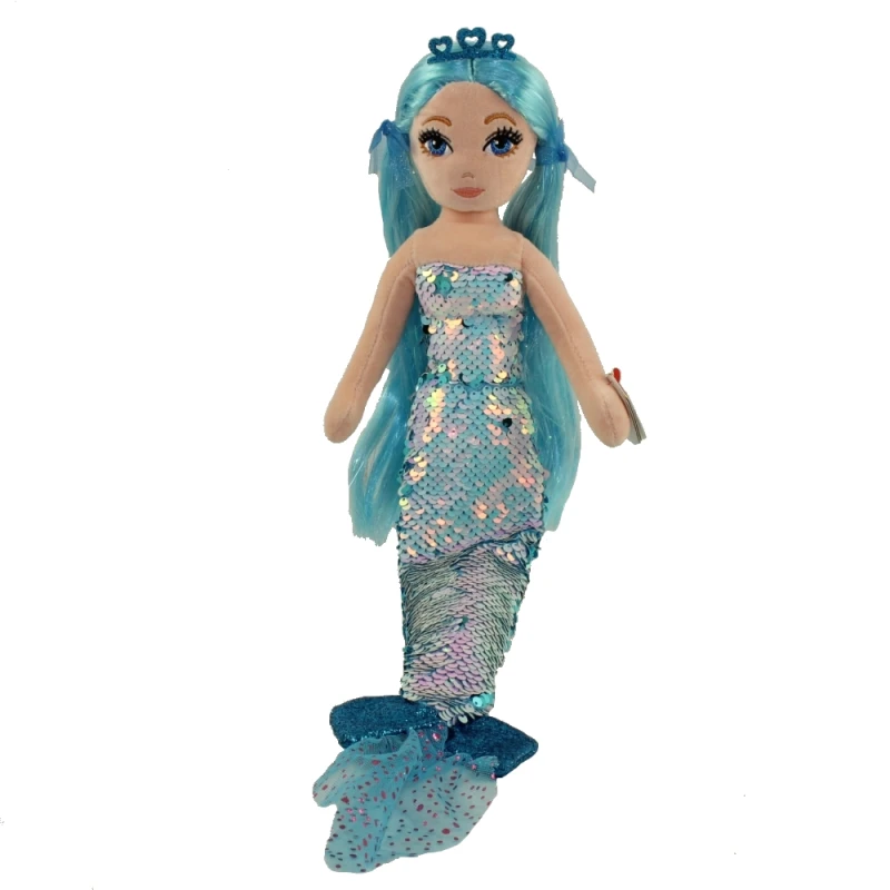 Ty Mermaids Flippable Indigo Aqua (Medium Size - 18 inch) - Ty