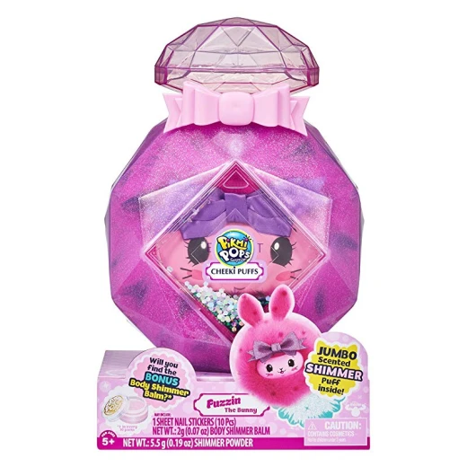 Pikmi Pops Cheeki Puffs - Fuzzin The Bunny - 1pc Large 18cm Pikmi Pops Cheeki Puffs - Fuzzin The Bunny - 1pc Large 18cm