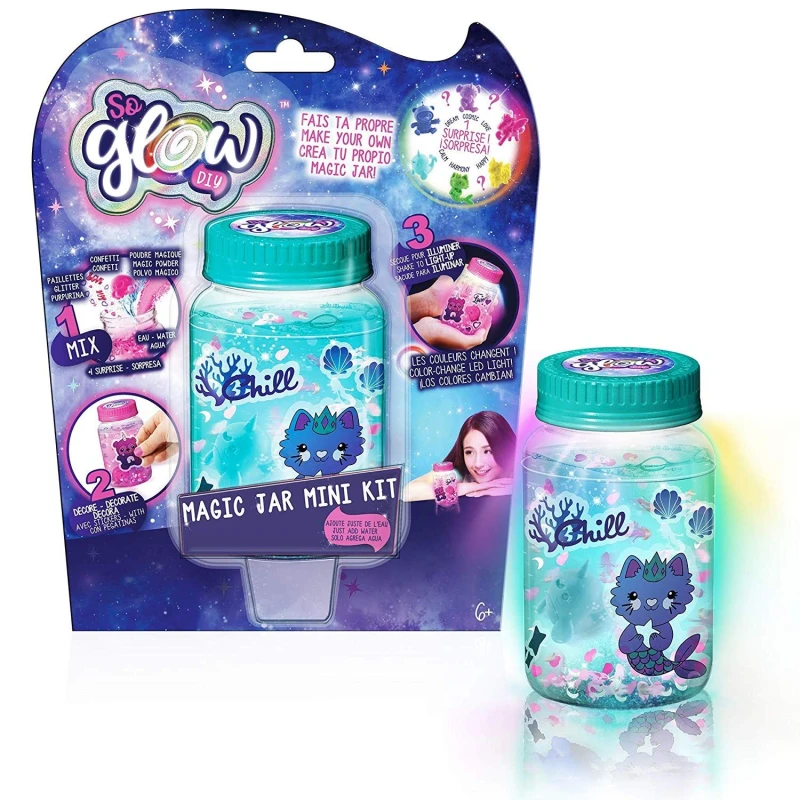Amusement Toy Canal Toys So Glow Magic Jar 6 Assorted - روشا موس