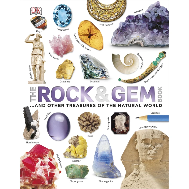 The Rock and Gem Book by Clive Gifford - كتب دي كاي