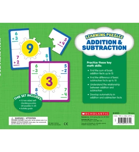 Scholastic Learning Puzzles: Addition & Subtraction - سكولاستيك - Image 2