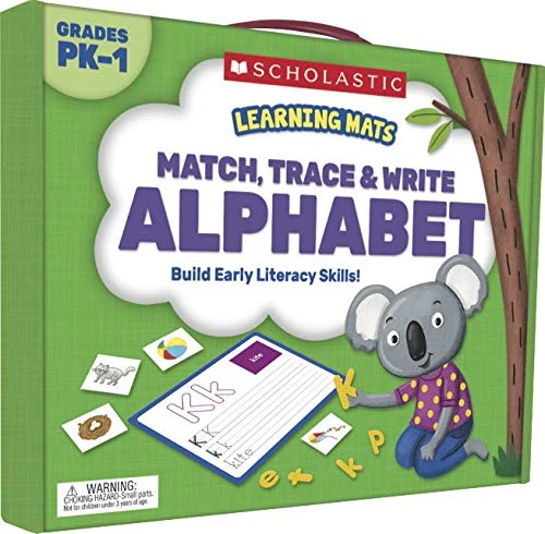 Scholastic Learning Mats: Match, Trace & Write the Alphabet Scholastic Learning Mats: Match, Trace & Write the Alphabet
