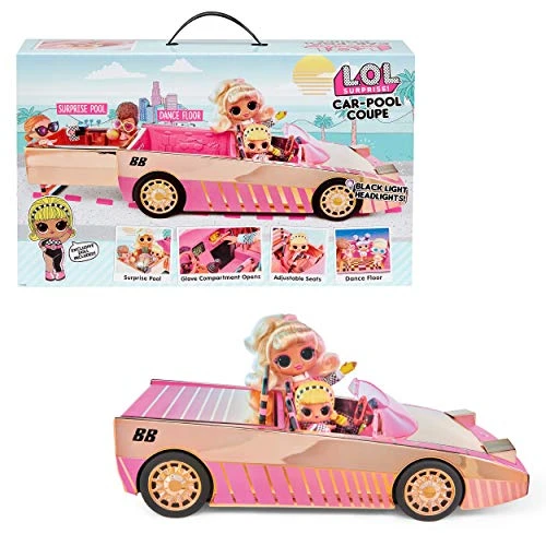 Car-pool Coupe With Doll Surprise Pool & Dance Floor Car-pool Coupe With Doll Surprise Pool & Dance Floor