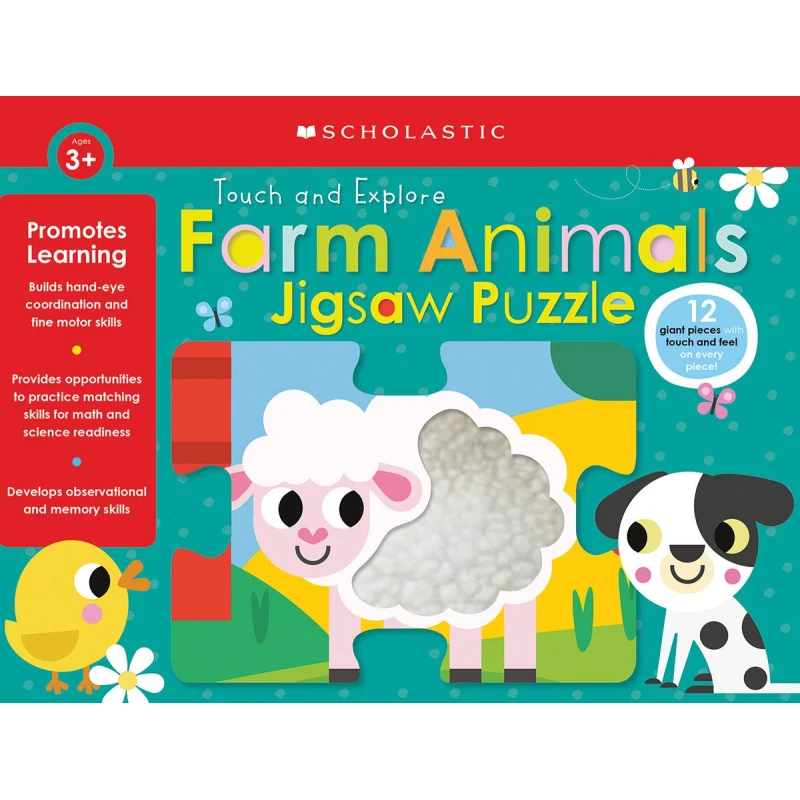 Scholastic  Farm Animals Jigsaw Puzzle - سكولاستيك
