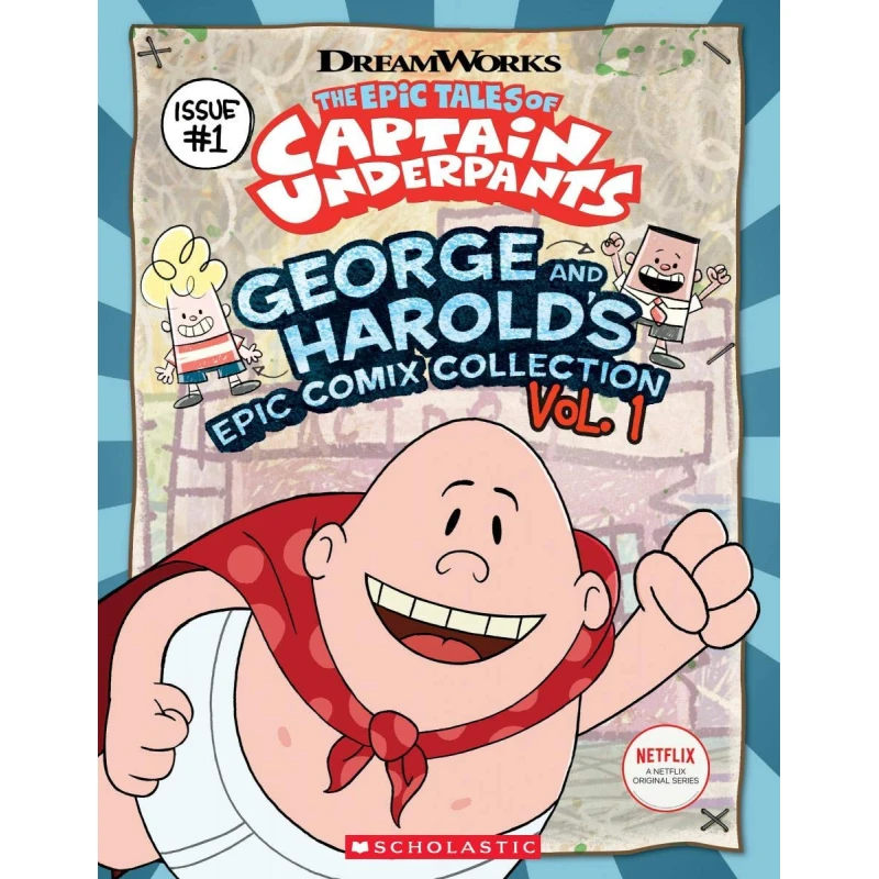 Scholastic George and Harold's Epic Comix Collection Vol. 1 (Epic Tales of Captain Underpants TV) - سكولاستيك